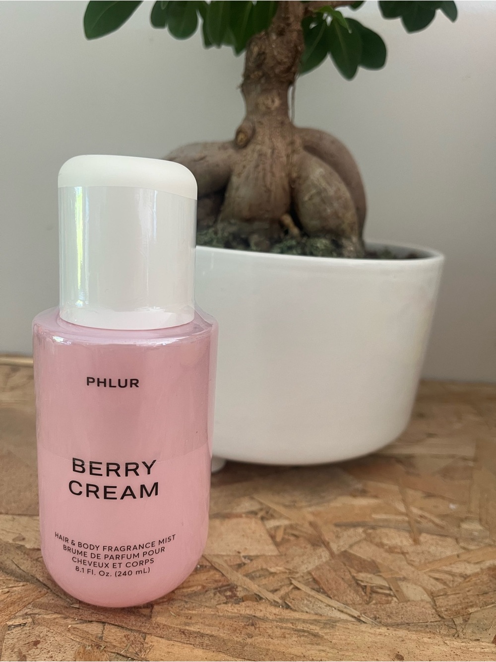 Phlur Berry Cream Hair & Body Fragrance Mist